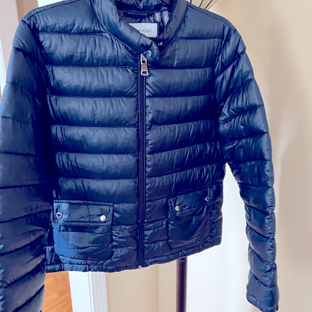 Jacket blue Calvin Klein M New (with tag)